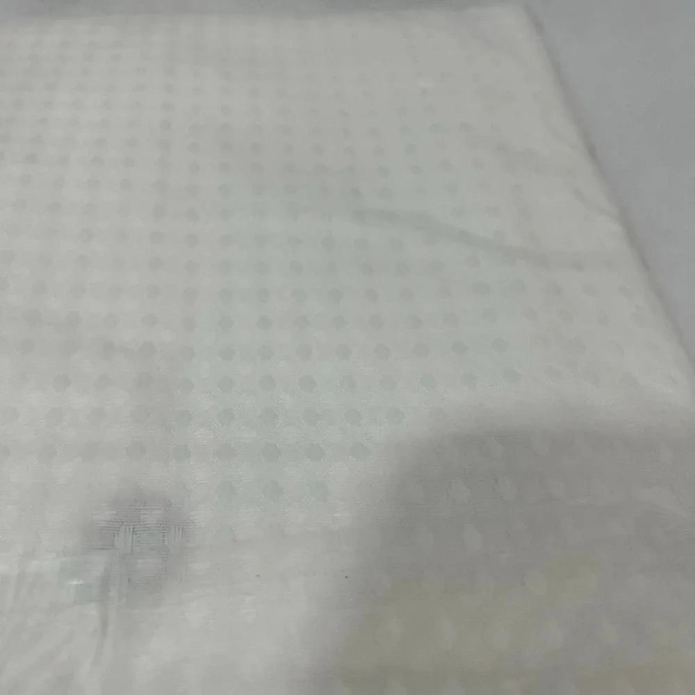 WAFFLE WEAVE SHOWER CURTAIN 36 X 72 WHITE